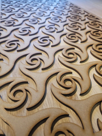 Triskelion Decorative Screen Radiator Cabinet Laser Panel 2FT x 4FT 3mm 6mm 0026