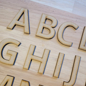 Large Wooden Letters MDF Sans BOLD DISPLAY SHOP Font 5-60cm 3mm Thick Sign Craft