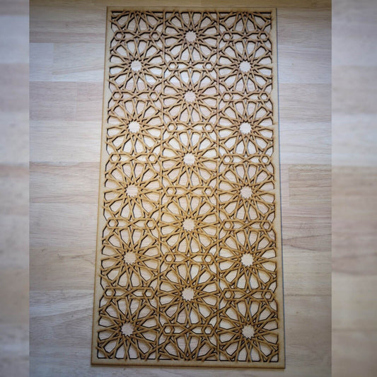 Arabic Mandela Decorative Screen Radiator Cabinet Panel 2FT x 4FT 3mm 6mm 0107