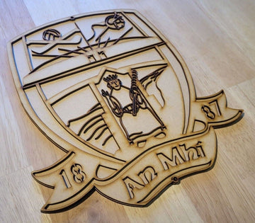 Large Meath GAA 3D Wall Art Sports Team Sign Wall Door Hanging Plaque 6 mm