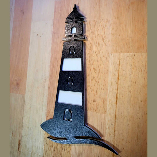 Large 3D wooden Lighthouse nautical Beach Sign Wall art Door Hanging Plaque Sea