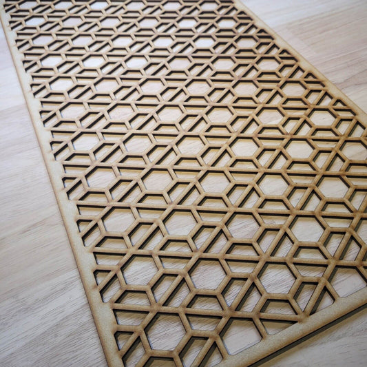 Arabic Honeycomb Decorative Screen Radiator Cabinet Panel 2FT x 4FT 3mm 6mm 0104