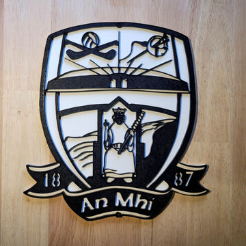 Large GAA Meath Gaelic Sports 3D Sign Wall art Door Hanging Plaque Painted Sign