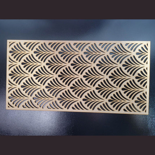 Moroccan Leaf Decorative Screen Radiator Cabinet Panel 2FT x 4FT 3mm 6mm 0123