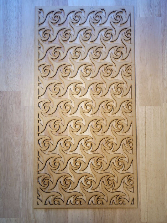 Triskelion Decorative Screen Radiator Cabinet Laser Panel 2FT x 4FT 3mm 6mm 0026