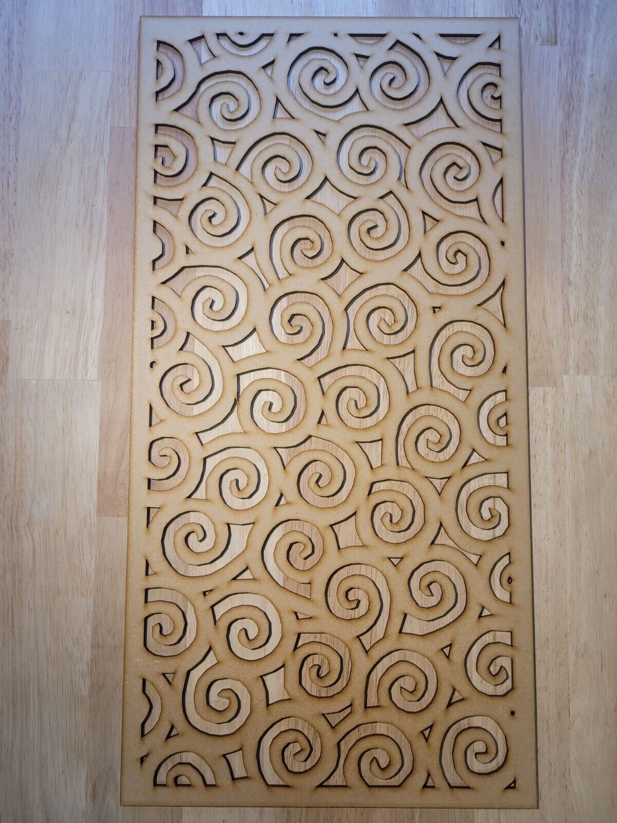 Ripple Swirl Decorative Screen Radiator Cabinet Panel 2FT x 4FT 3mm 6mm 0040