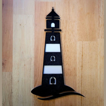 Large 3D wooden Lighthouse nautical Beach Sign Wall art Door Hanging Plaque Sea