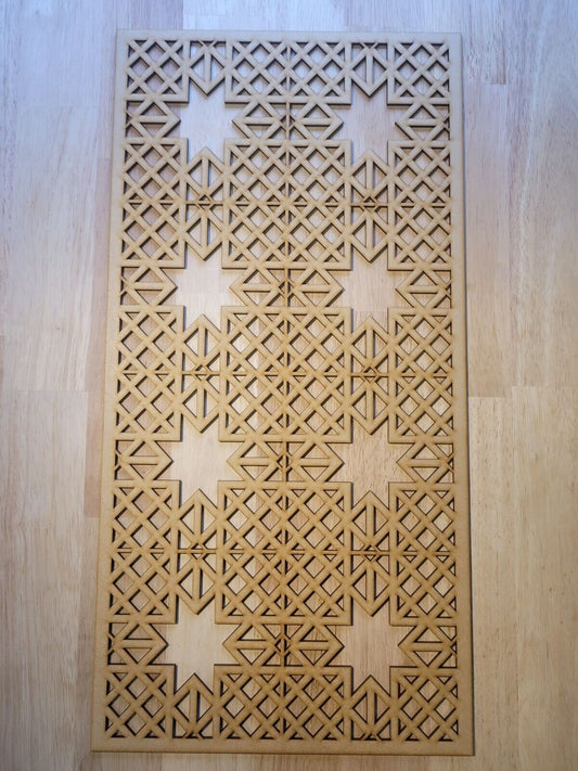 Moroccan Trellis Decorative Screen Radiator Cabinet Panel 2FT x 4FT 3mm 6mm 0037