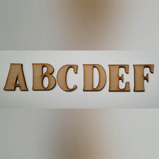 Large wooden Letters MDF Elegant Victorian Font 10-60cm 6mm Thick Sign Craft