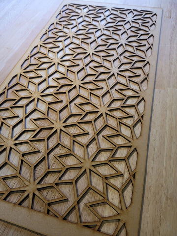 Geometric Star Decorative Screen Radiator Cabinet Panel 2FT x 4FT 3mm 6mm 0008