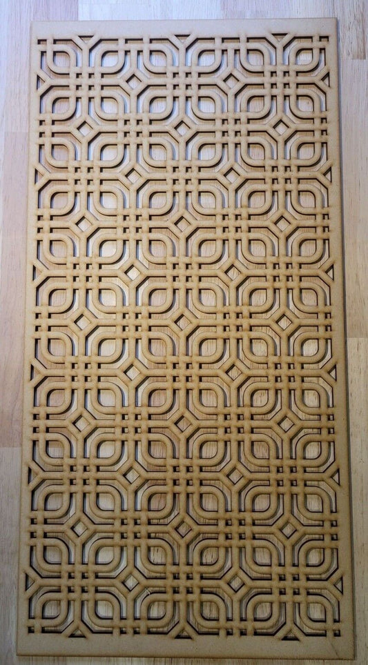 Trellis Decorative Screen Radiator Cabinet LaserCut Panel 2FT x 4FT 3mm 6mm 0003