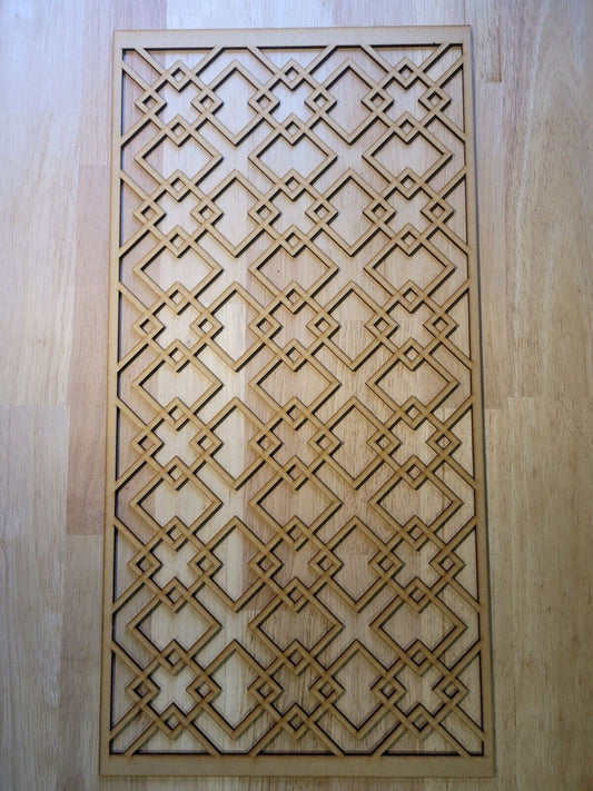 Greek Key Decorative Screen Radiator Cabinet Laser Panel 2FT x 4FT 3mm 6mm 0004