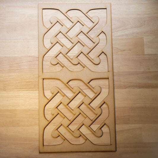 Celtic Knot's Decorative Screen Radiator Cabinet Panel 2FT x 4FT 3mm 6mm 0133