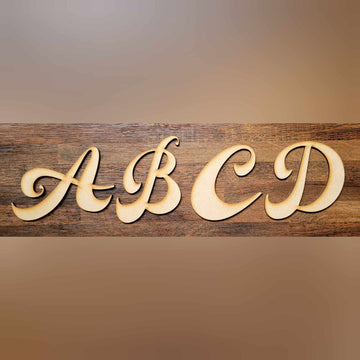 Wooden Letters Large MDF Vintage Garage Font 5-60cm 3mm Thick Sign Retro Craft