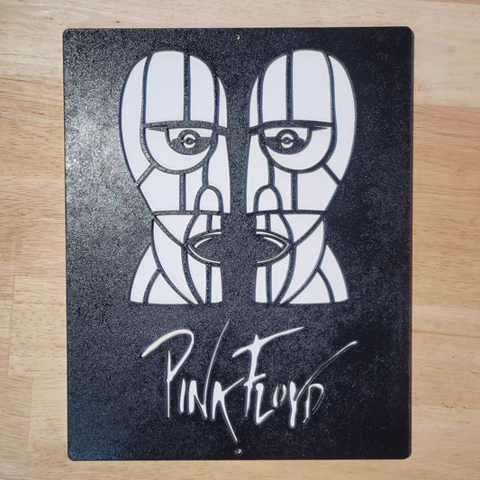 Large wooden Pink Floyd Music 3D Sign Music Wall art Hanging Sign Plaque Painted