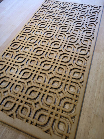 Trellis Decorative Screen Radiator Cabinet LaserCut Panel 2FT x 4FT 3mm 6mm 0003