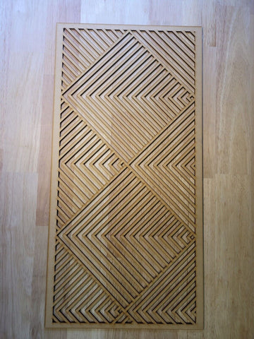 Herringbone Decorative Screen Radiator Cabinet Panel 2FT x 4FT 3mm 6mm 0007