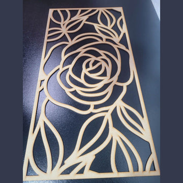 Garden Rose Decorative Screen Radiator Cabinet Cut Panel 2FT x 4FT 3mm 6mm 0118