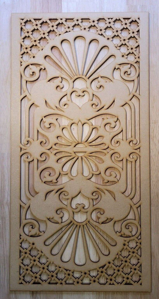 French Bohemian Decorative Screen Radiator Cabinet Panel 2FT x 4FT 3mm 6mm 0014