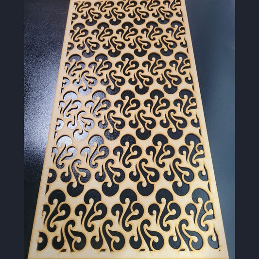 French Flourish Decorative Screen Radiator Cabinet Panel 2FT x 4FT 3mm 6mm 0075