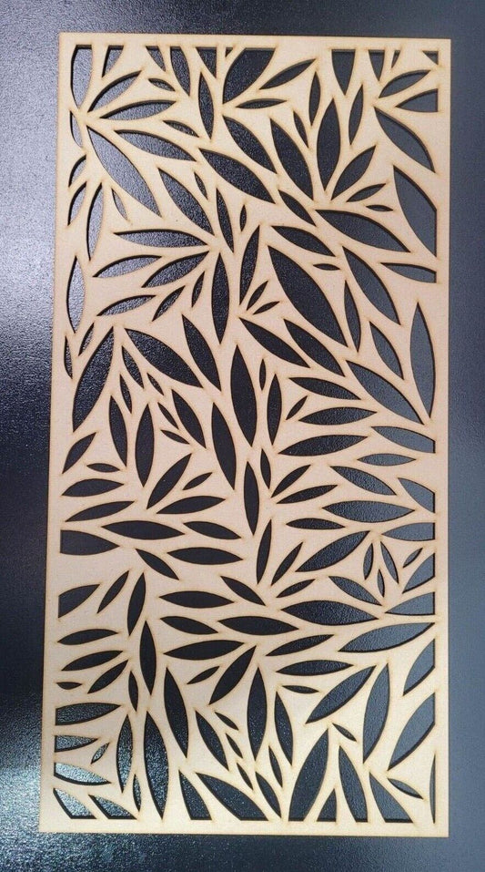 Bamboo Leaf Decorative Screen Radiator Cabinet Cut Panel 2FT x 4FT 3mm 6mm 0124