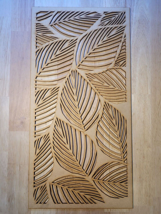 Monstera Leaf Decorative Screen Radiator Cabinet Panel 2FT x 4FT 3mm 6mm 0053