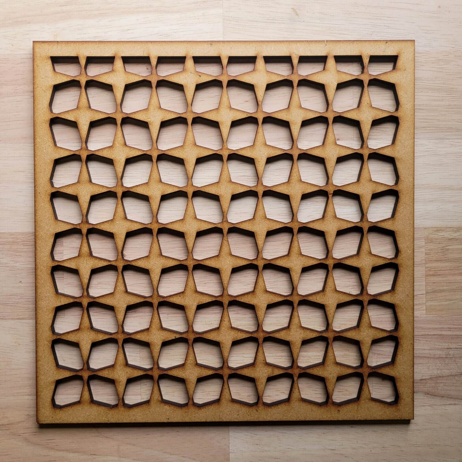 Geometric Grille Decorative Screen Radiator Cabinet square MDF Panel 2ftx2ft 036