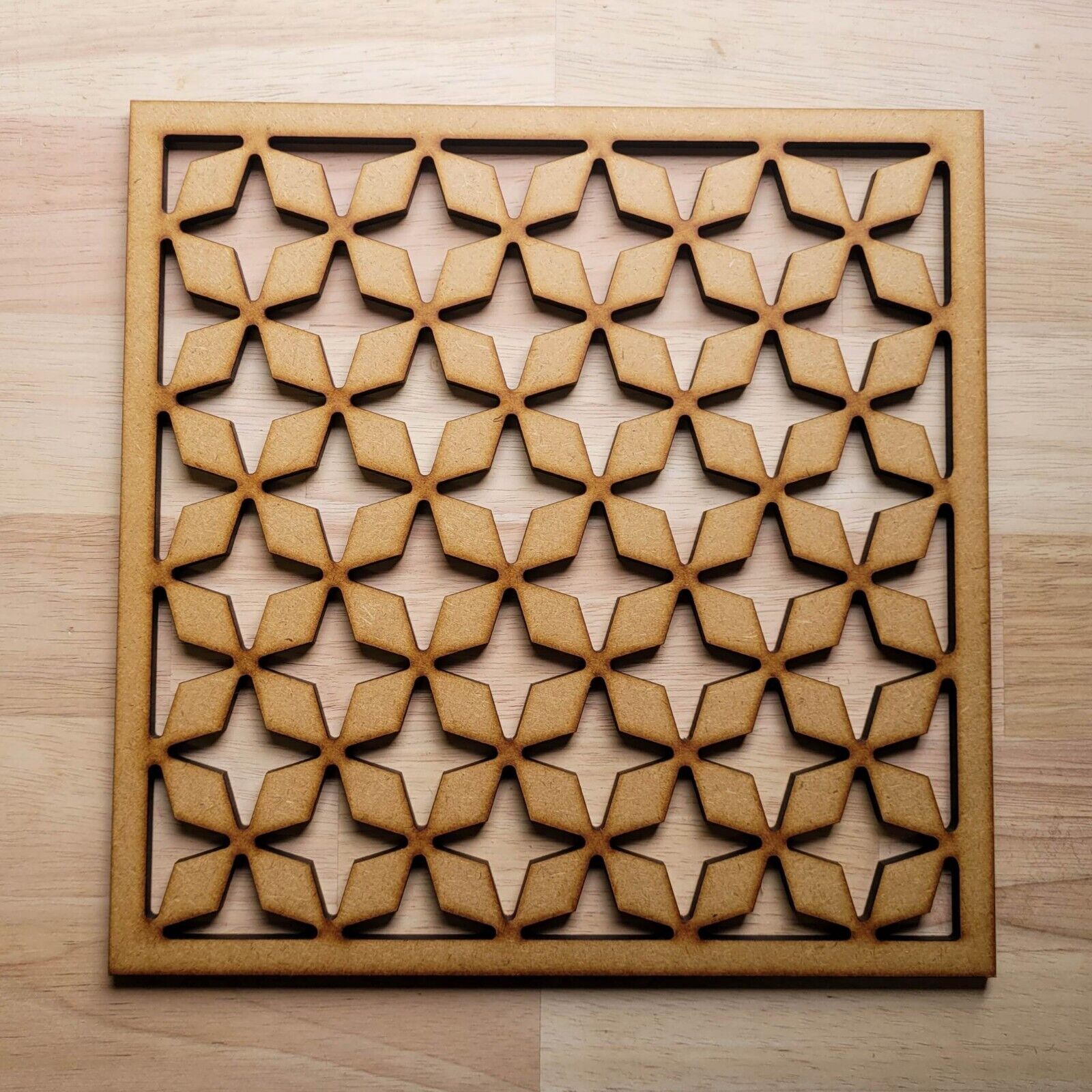 Star Grille Decorative Screen Radiator Cabinet square MDF Panel 2ftx2ft 033