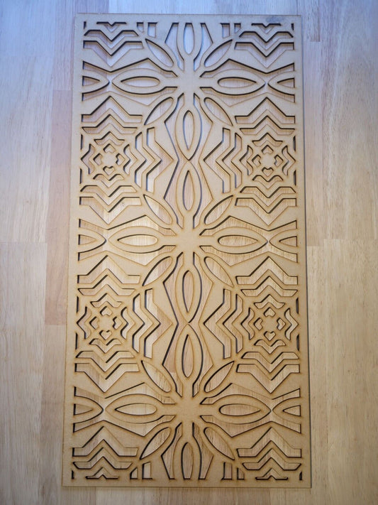 French Decorative Screen Radiator Cabinet Laser Cut Panel 2FT x 4FT 3mm 6mm 0030