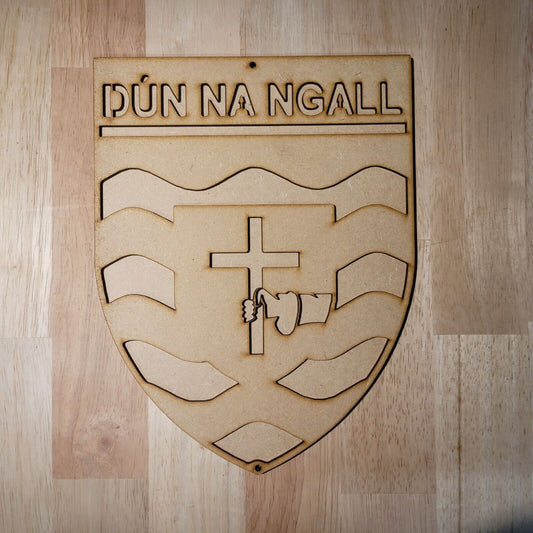 Large Donegal GAA 3D Wall Art Sports county Team Sign Wooden Door Hanging Plaque