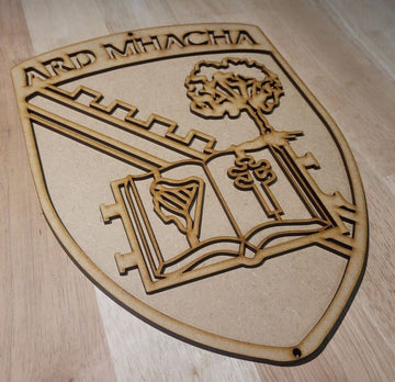 Large wooden Armagh GAA 3D Wall Art Sports Team Sign Door Hanging Plaque Gaelic