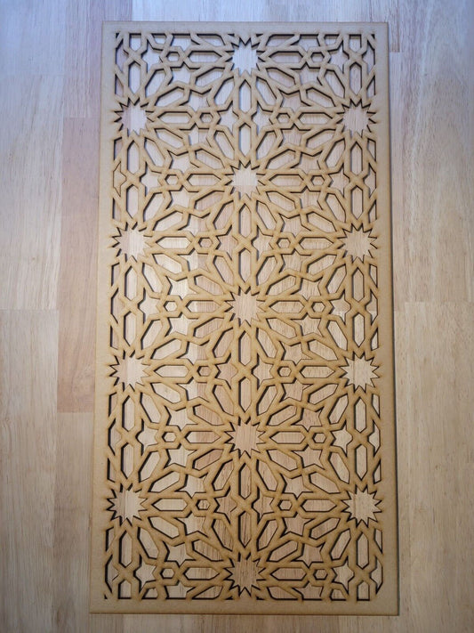 Georgian Flower Decorative Screen Radiator Cabinet Panel 2FT x 4FT 3mm 6mm 0042