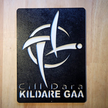 Large GAA Kildare Gaelic Sports 3D Sign Wall art Hanging Plaque Painted Sign